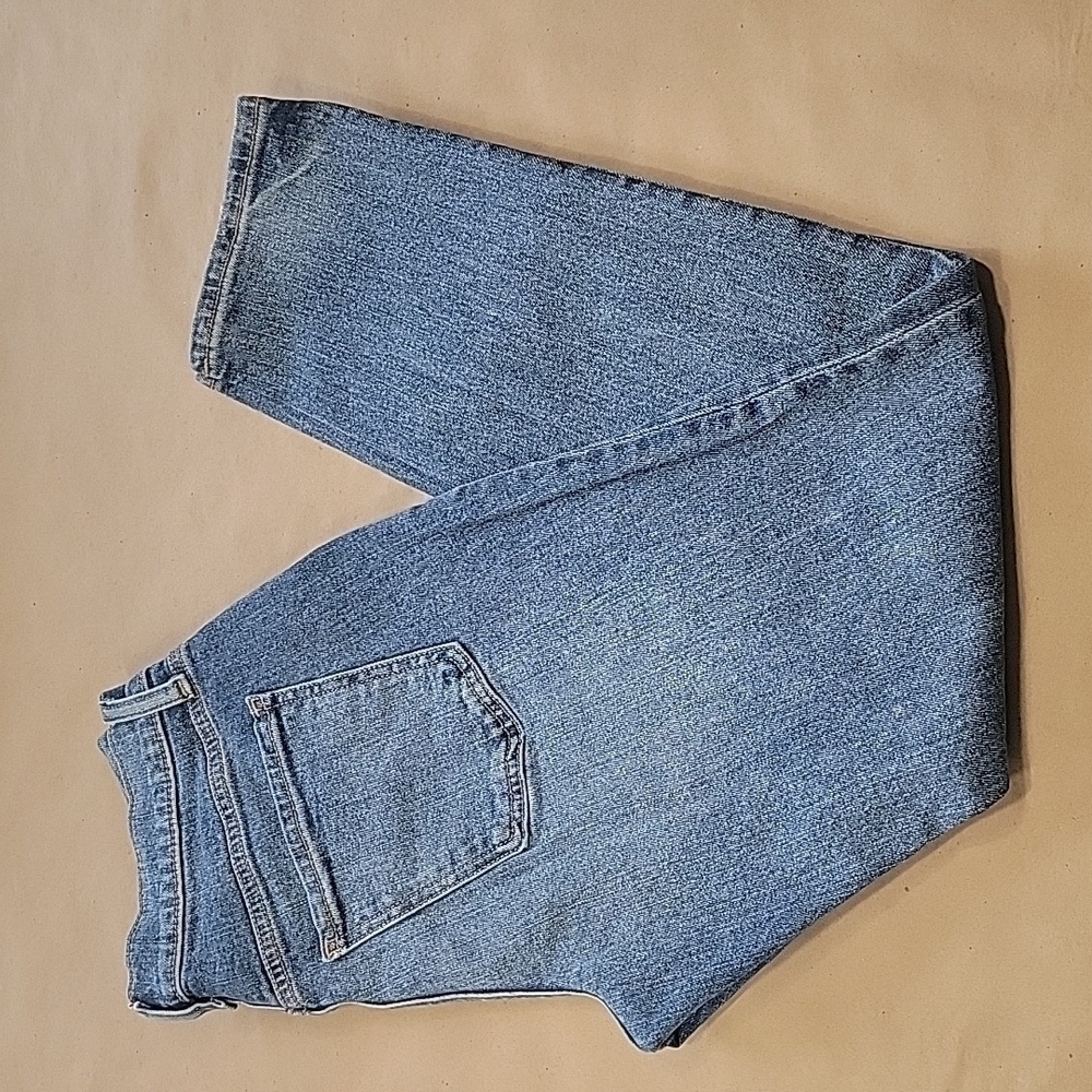 Old Navy Size 0 Mid-Rise Boyfriend Straight Jeans, Excellent Used Condition